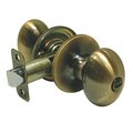 Deltana Home Series Transitional Egg Knob Privacy Antique Brass 3382-5